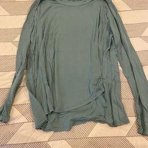 Pink blush long sleeve nursing shirt